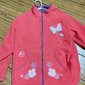 Pink and purple butterfly jacket 7/8